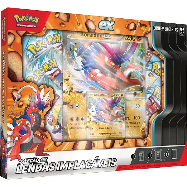 BOX POKEMON LENDAS IMPLACAVEIS KORAIDON