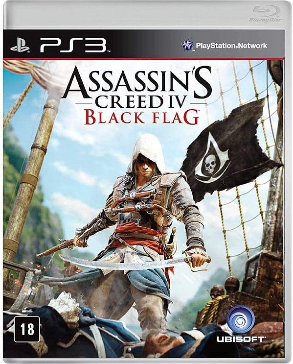 ASSASSINS CREED 4 BLACK FLAG PS3 USADO