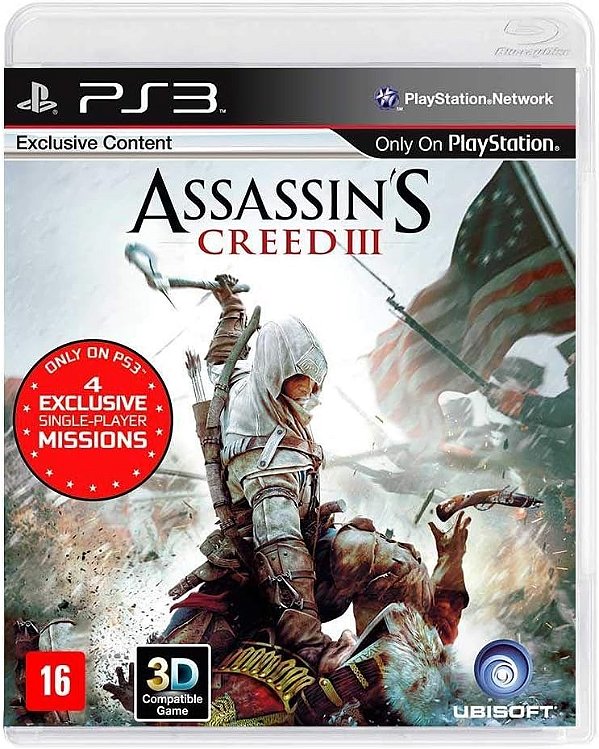 ASSASSINS CREED 3 PS3 USADO