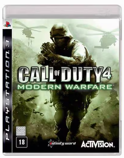 CALL OF DUTY 4 MODERN WARFARE PS3 USADO