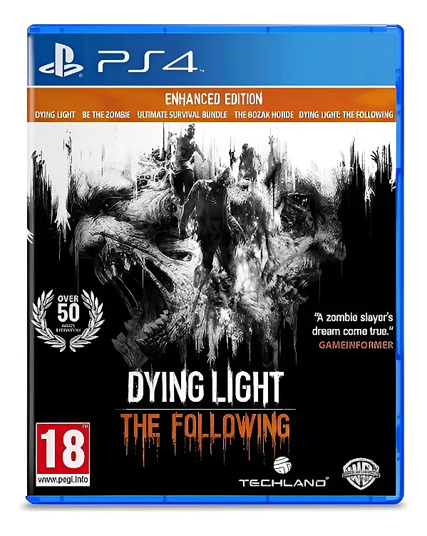 DYING LIGHT THE FOLLOWING PS4 - USADO