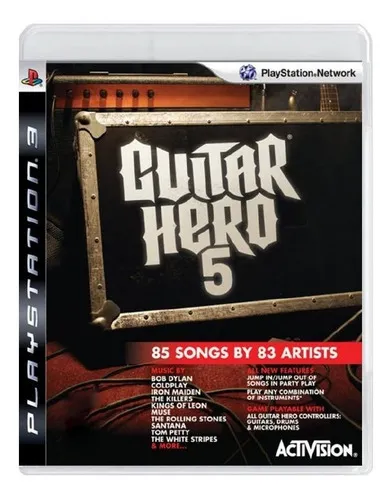 GUITAR HERO 5 PS3 - USADO