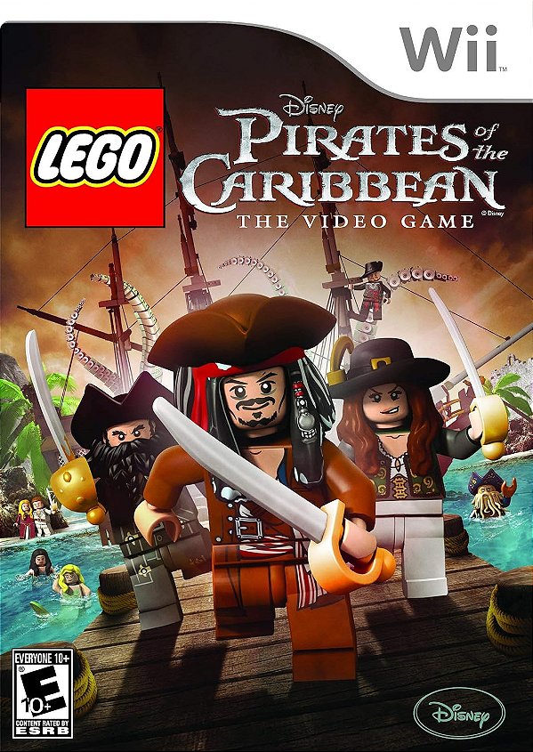 LEGO PIRATAS DO CARIBE WII - USADO