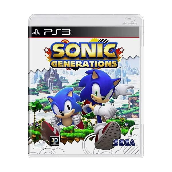 SONIC GENERATIONS PS3 -- USADO