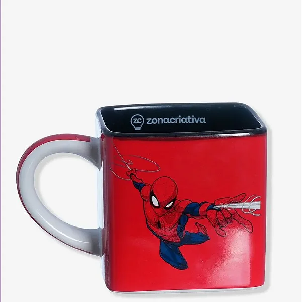 CANECA CUBO 300ML SPIDER MAN