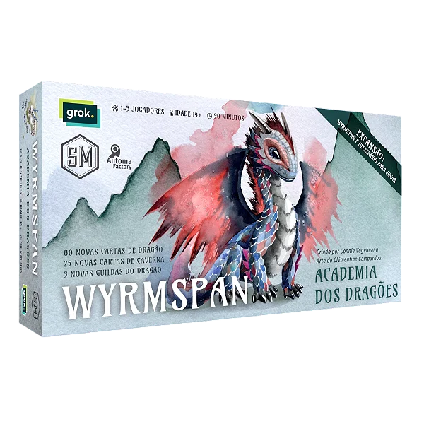Wyrmspan Expansao Academia dos Dragoes