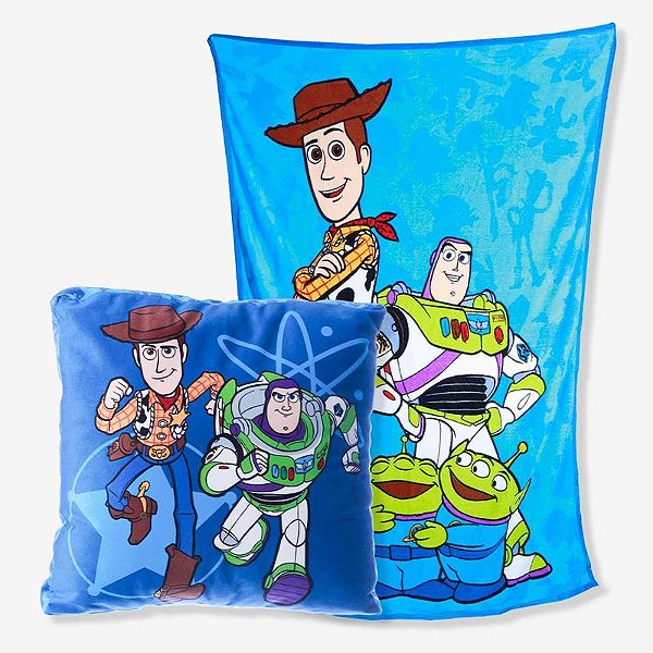 KIT ALMOFADA+MANTA TOY STORY