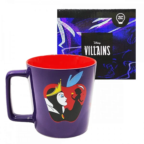 CANECA BUCK 400ML RAINHA MA E BRANCA DE NEVE
