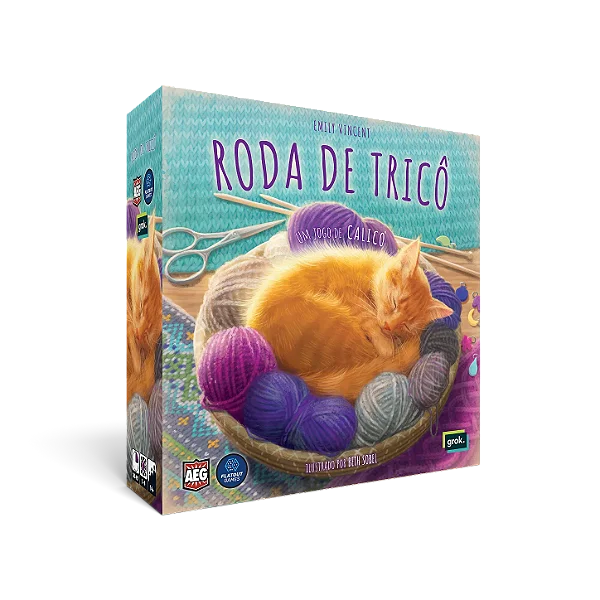 Jogo de Tabuleiro Roda de Tricô Original Grok
