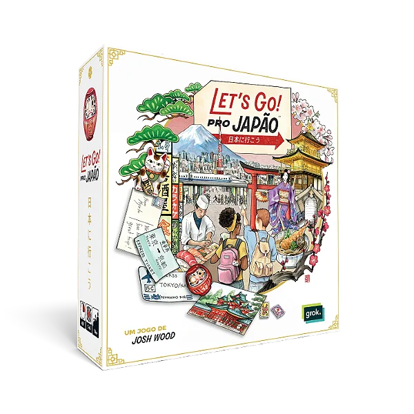 Jogo de Tabuleiro Let's Go! Pro Japão Original PT-BR