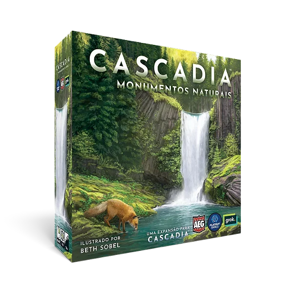 Cascadia Monumentos Naturais Expansão Jogo De Tabuleiro