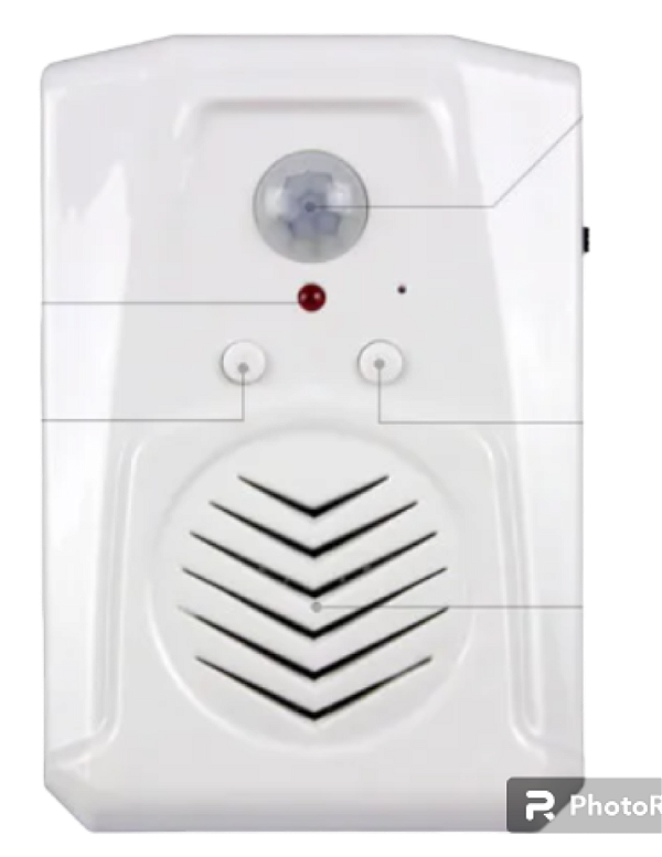 SENSOR DE PRESENÇA COM VOZ HUMANA MP3