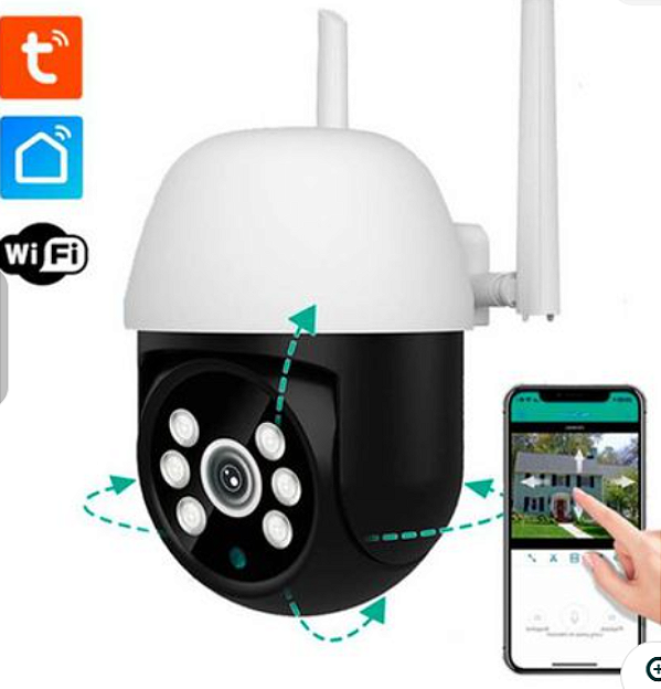 CÂMERA SMAERT 360 WI-FI EXTERNA 1080P FULLHD 2MP  APP TUYA