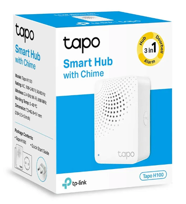 Hub de Automação Smart TP-Link, Wi-Fi, Alexa, Bivolt Tapo H100(EU)