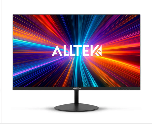 Monitor Alltek In de 21,5" FHD, Tela Ultrafina, Painel VA, 100 HZ, 5MS, HDMI, VGA - ATK-215 Z Preto