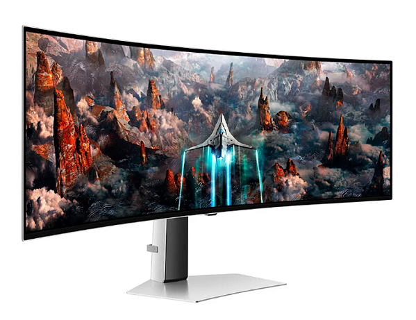 Monitor Gamer Curvo Samsung Odyssey Oled G9 49" DQHD, 240Hz, Ultrawide, Freesync Premium PRO - LS49CG930SLMZD Silve