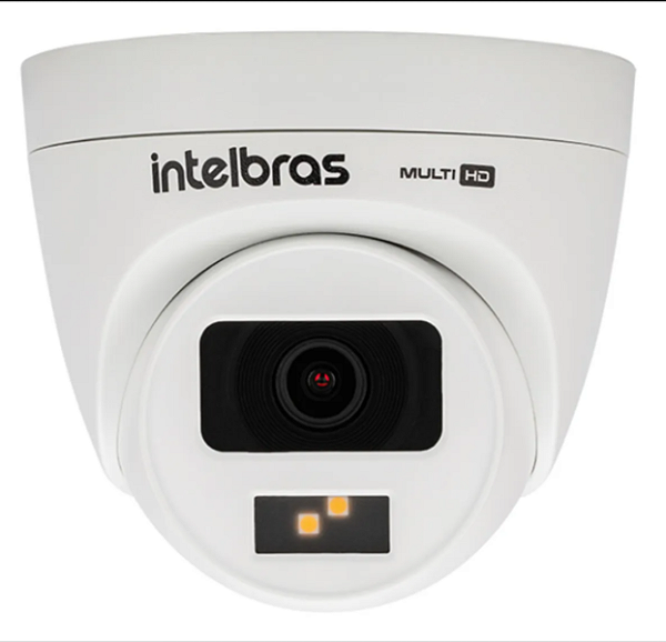 Camera Intelbras Full Color Vhd 1220 Full Hd 20m Dome Cor Branco