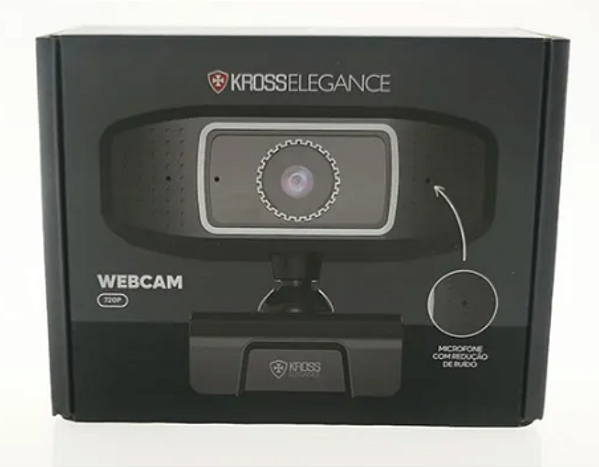 Webcam HD Kross Elegance, 720P, Foco Manual - KE-WB720P2