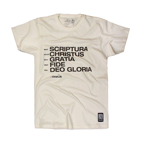 CAMISETA SOLA - Camisetas Cristãs