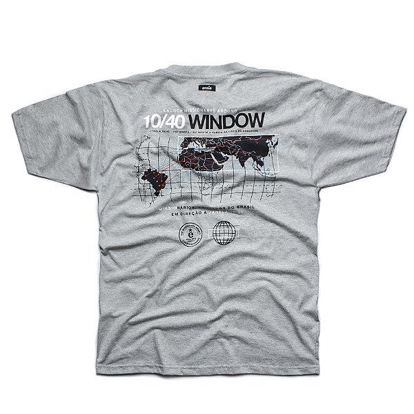 CAMISETA OVERSIZED WINDOW 10/40 (CINZA)