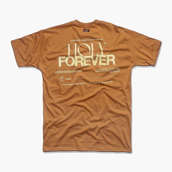 CAMISETA OVERSIZED HOLY FOREVER (CARAMELO)