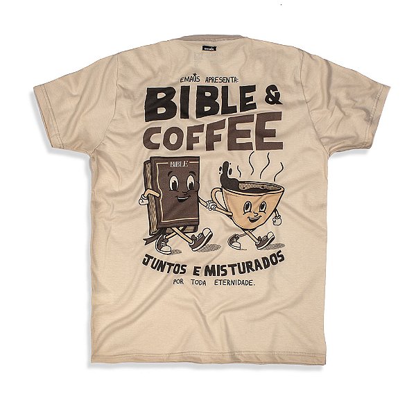 CAMISETA BIBLE & COFFEE (VANILLA)