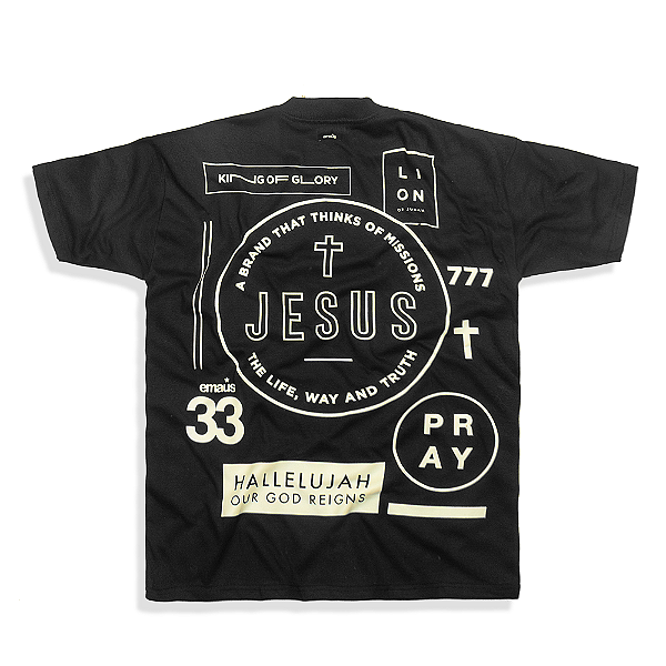 CAMISETA OVERSIZED HALLELUJAH (PRETA)