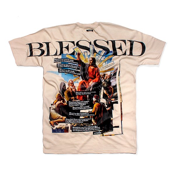 CAMISETA OVERSIZED BLESSED (VANILLA)
