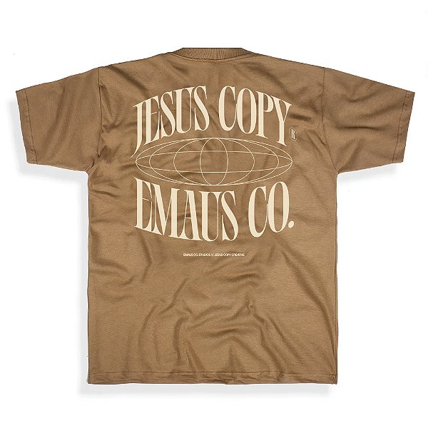 CAMISETA OVERSIZED JESUS COPY (CARAMELO)