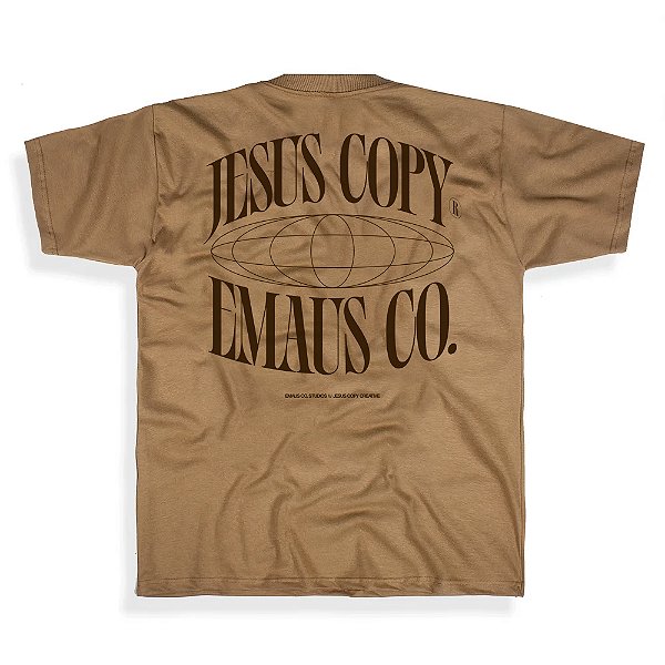 CAMISETA OVERSIZED JESUS COPY (CARAMELO) 2.0