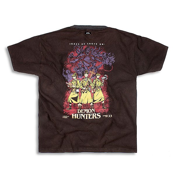 CAMISETA OVERSIZED DEMON HUNTERS (MARMORIZADA)