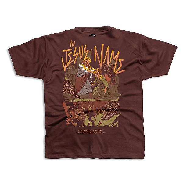 CAMISETA OVERSIZED IN JESUS NAME