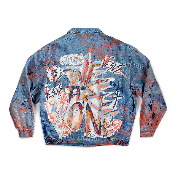 JAQUETA JEANS THE FIRE CUSTOM