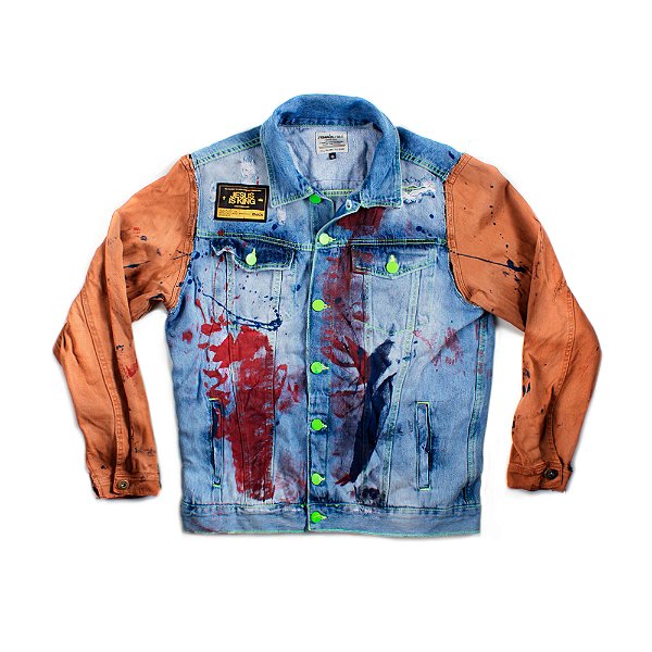 JAQUETA JEANS BICOLOR CUSTOM
