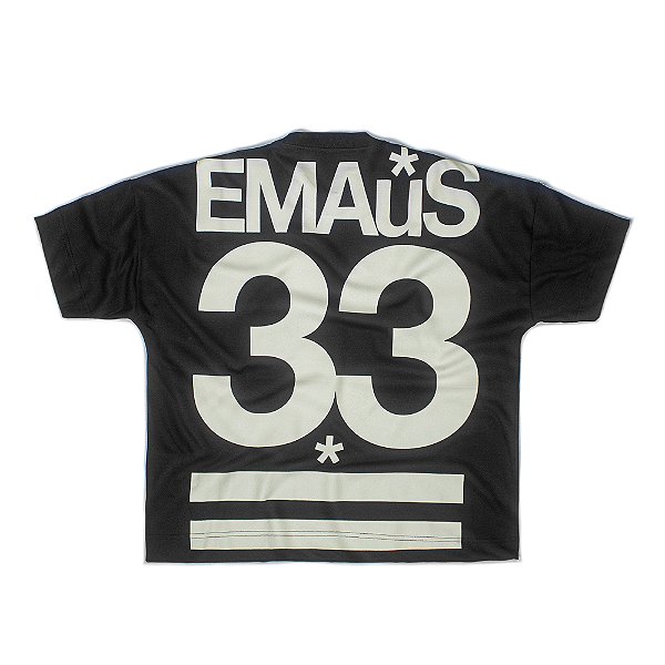 CAMISETA BOXSIZED EMAÚS 33 BLACK