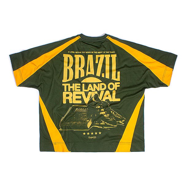 CAMISETA BOXSIZED BRASIL (VERDE)