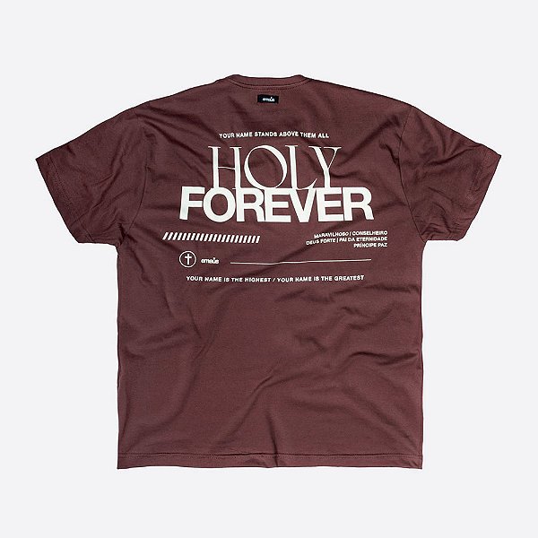CAMISETA STREET HOLY FOREVER (BROWN)