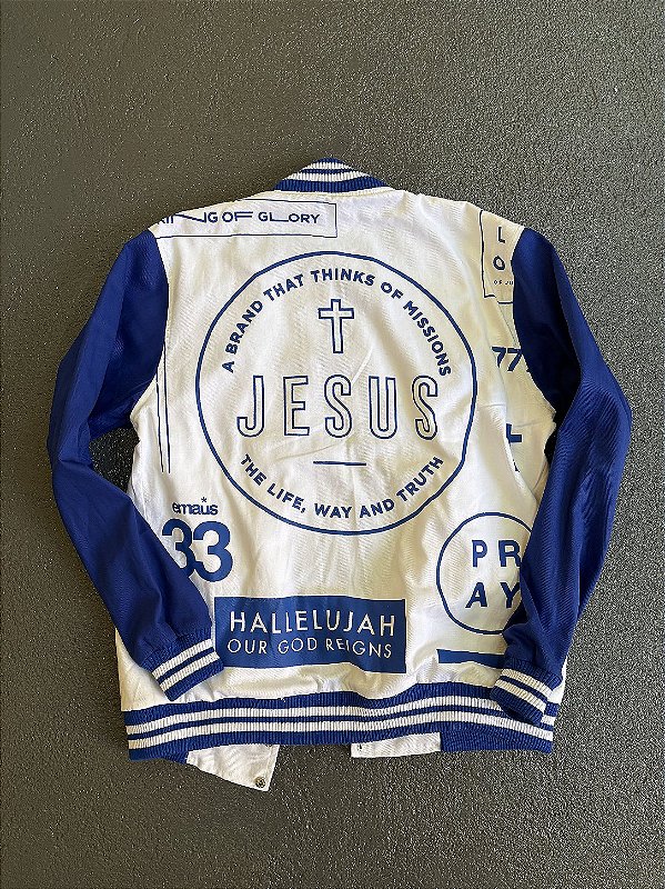 JAQUETA BOMBER HALLELUJAH (BRANCA)