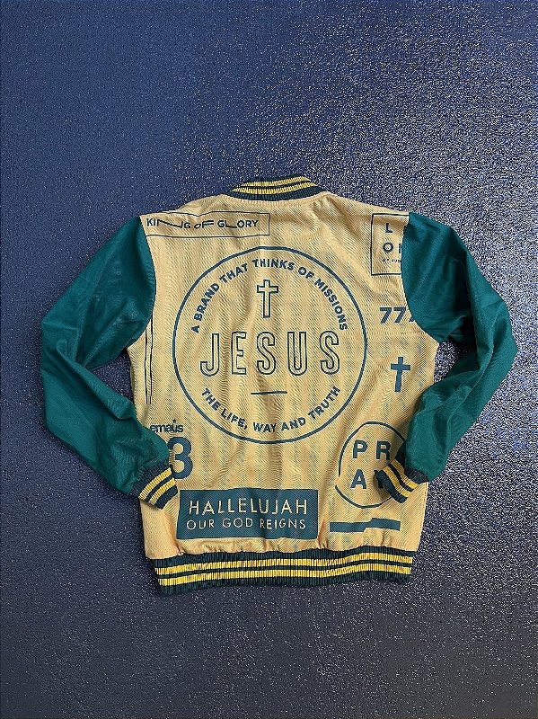 JAQUETA BOMBER HALLELUJAH (AMARELA)