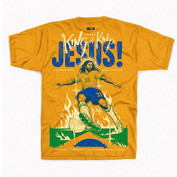 CAMISETA OVERSIZED JESUS KING OF KINGS