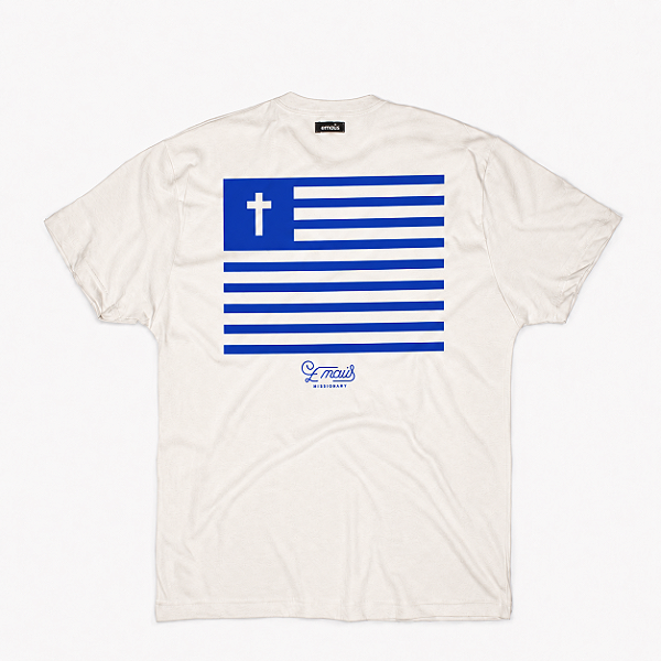 CAMISETA STREET EMAUS FLAG (OFF WHITE)