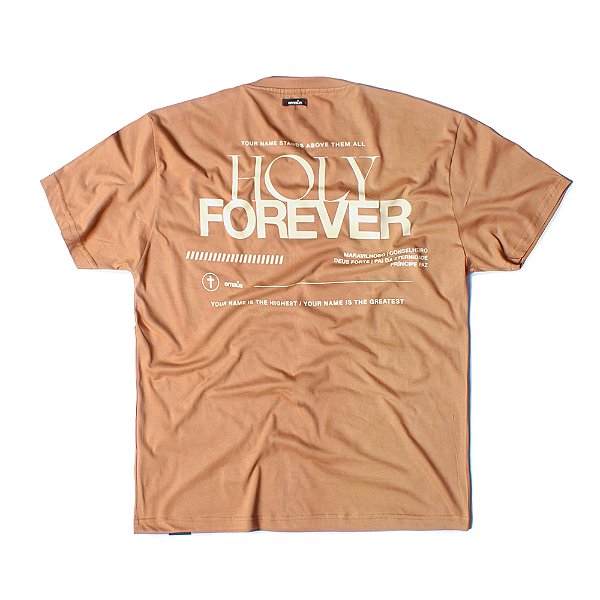 CAMISETA STREET HOLY FOREVER (CARAMELO)