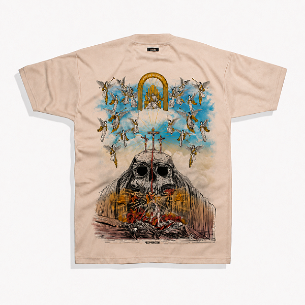 CAMISETA OVERSIZED REI DA GLÓRIA (VANILLA)