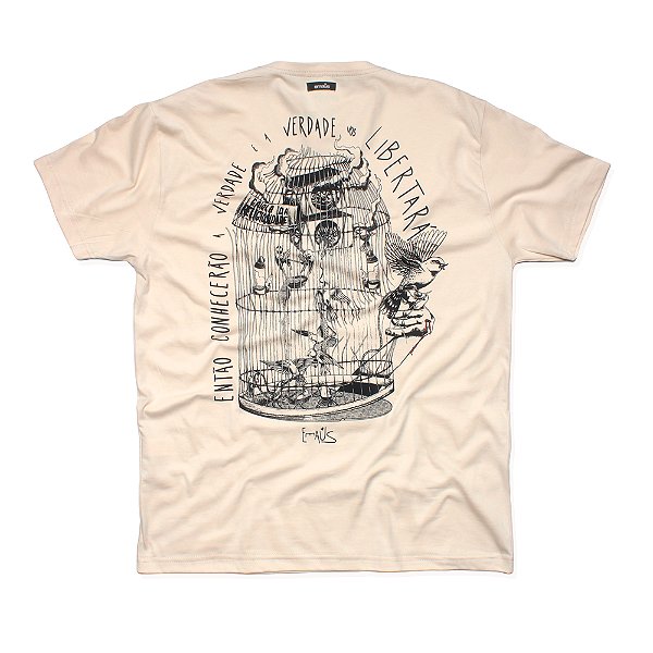 CAMISETA STREET LIBERTARÁ (VANILLA)