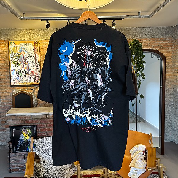 CAMISETA OVERSIZED DEUS QUE LIBERTA