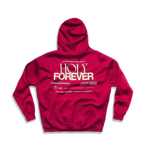 MOLETOM OVERSIZED HOLY FOREVER (VERMELHO)