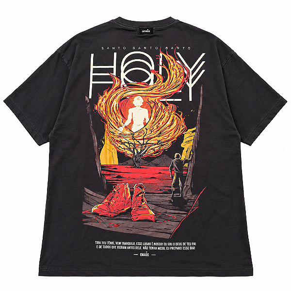 CAMISETA STREET HOLY (CINZA)