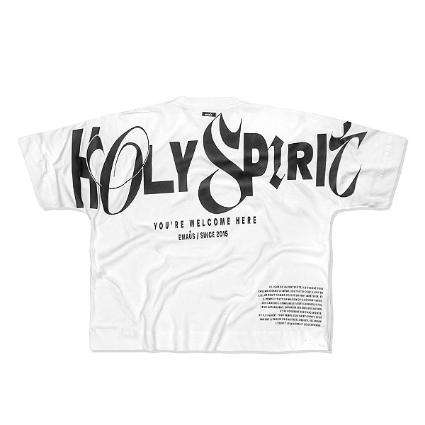 CAMISETA BOXY SIZED HOLY SPIRIT (OFF WHITE)