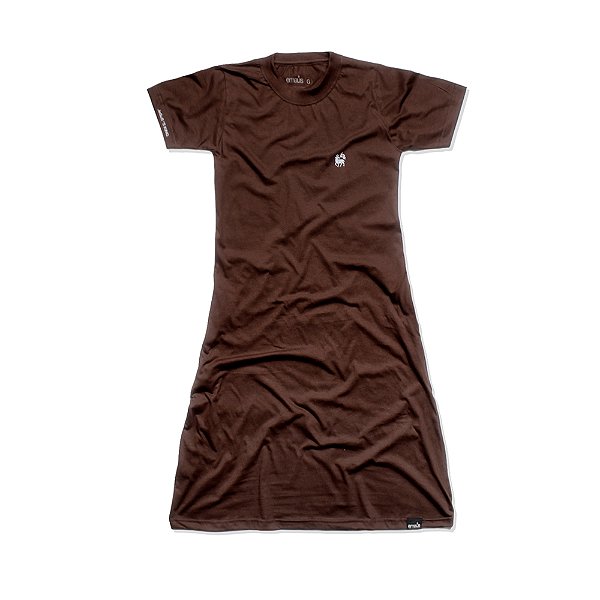 VESTIDO LONGO BASICO (BROWN)