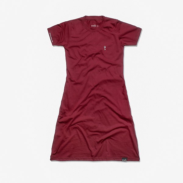 VESTIDO LONGO BASICO (VINHO)